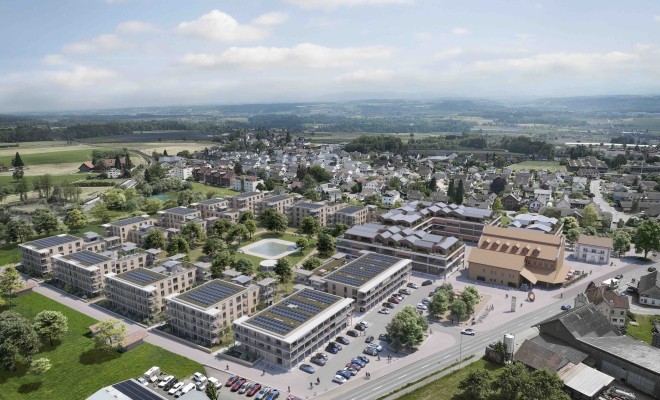 Ziegelei Quartier Berg — Aussenansicht